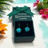 Pendientes Gancho Verde