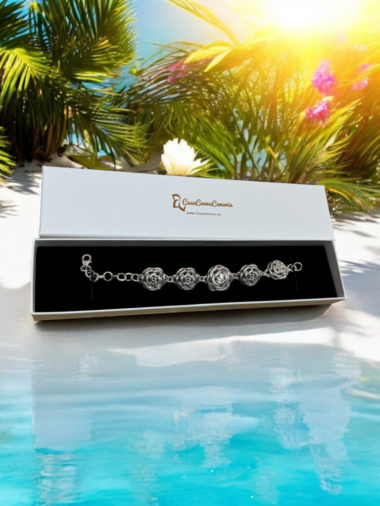 Tienda de artesanía 5 Pulsera De Planta Rosa